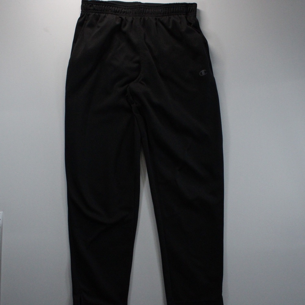 Champion Mens M Black Athletic Track Pants Joggers Active Workout Sportswear